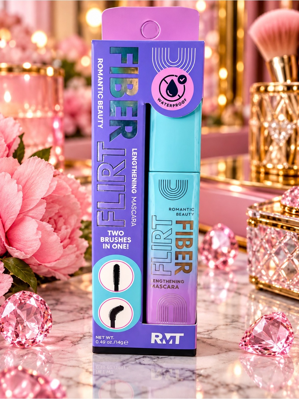 Romantic Beauty Fiber Flirt Lengthening Mascara - Black